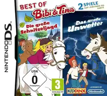 2 in 1 - Best Of Bibi Und Tina - Die Grosse Schnitzeljagd + Das Grosse Unwetter (Germany)-Nintendo DS